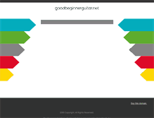 Tablet Screenshot of goodbeginnerguitar.net